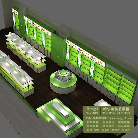 绿色农业特产展厅制作
