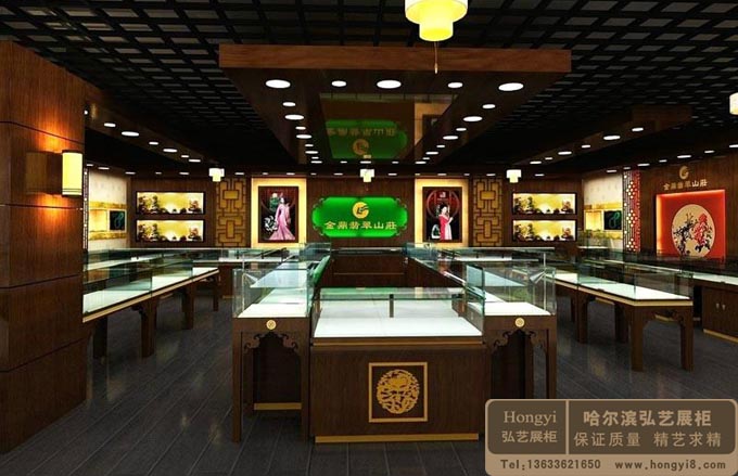 东北特产展柜定做