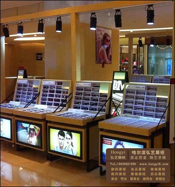 眼镜展柜定做找亿点展柜